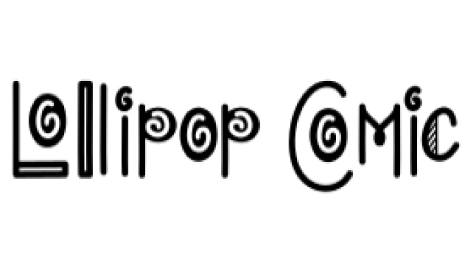 Lollipop Comic Font Preview