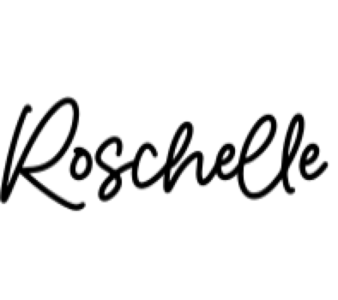 Roschelle Font Preview
