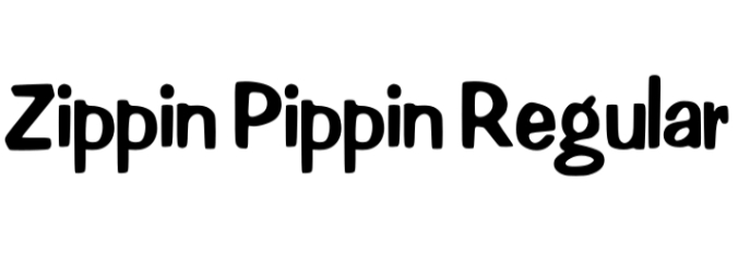 Zippin Pippin Font Preview
