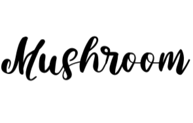 Mushroom Font Preview