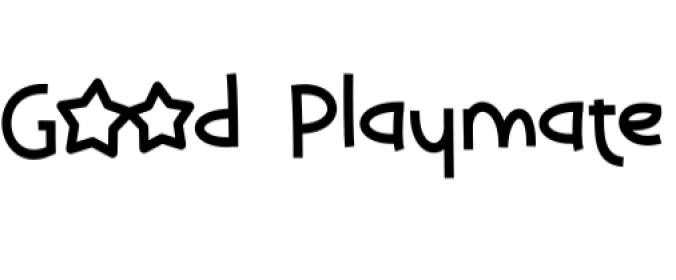 Good Playmate Font Preview