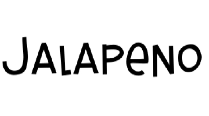 Jalapeno Font Preview