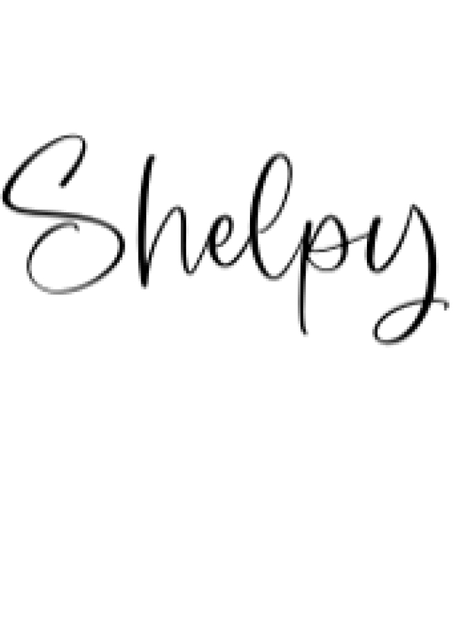 Shelpy Font Preview