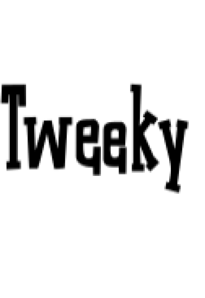 Tweeky Font Preview