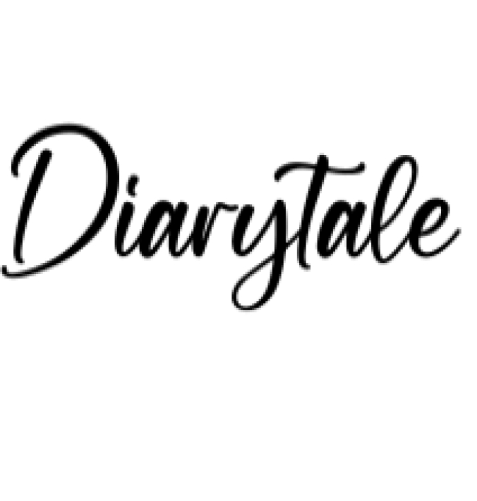 Diarytale Font Preview