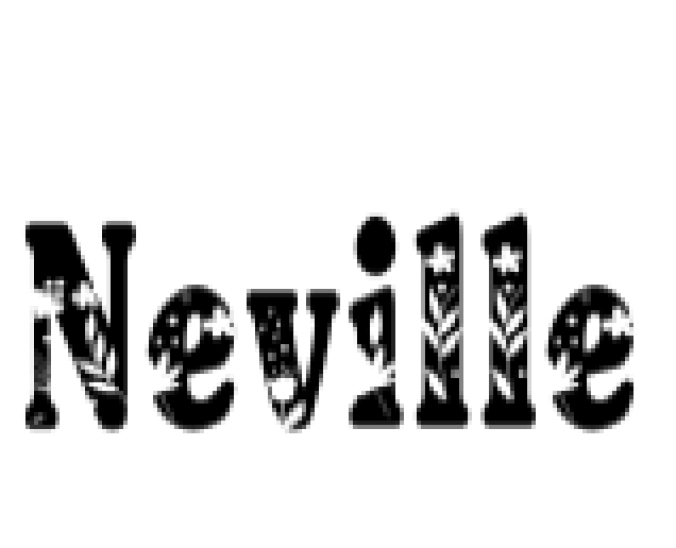 Neville Font Preview