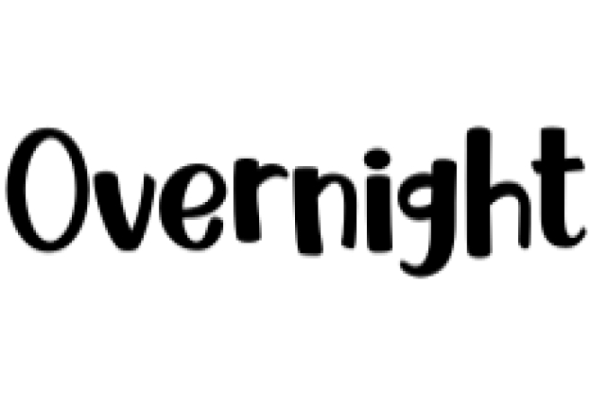 Overnight Font Preview