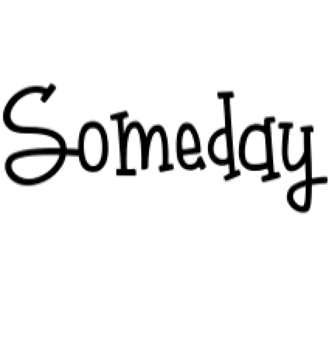 Someday Font Preview
