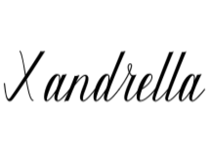 Xandrella Font Preview
