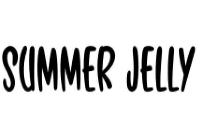 Summer Jelly Font Preview