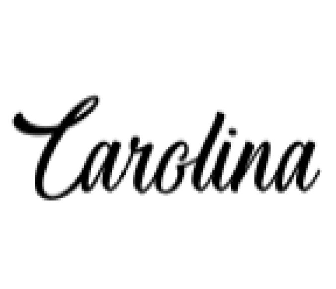 Carolina Font Preview