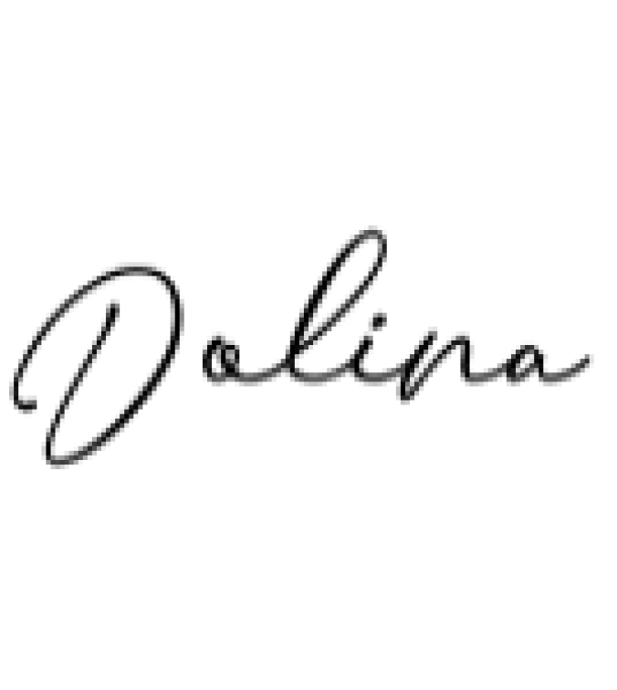 Dolina Font Preview