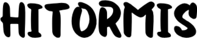 Hitormis Font Preview