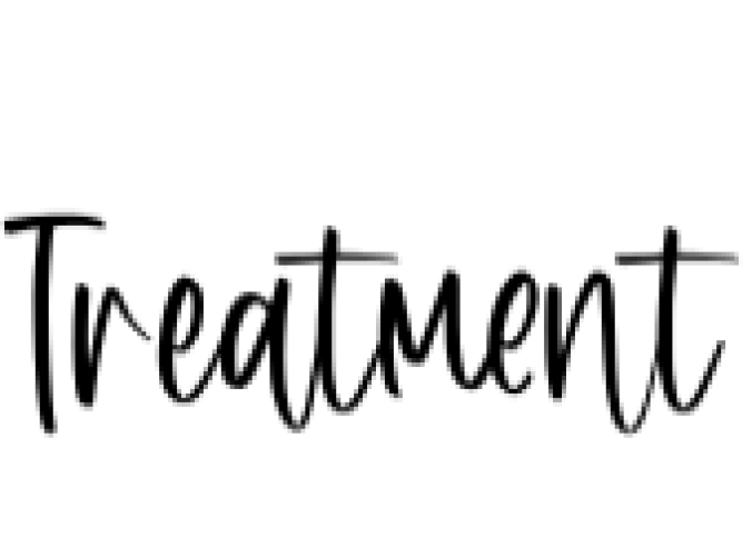 Treatment Font Preview