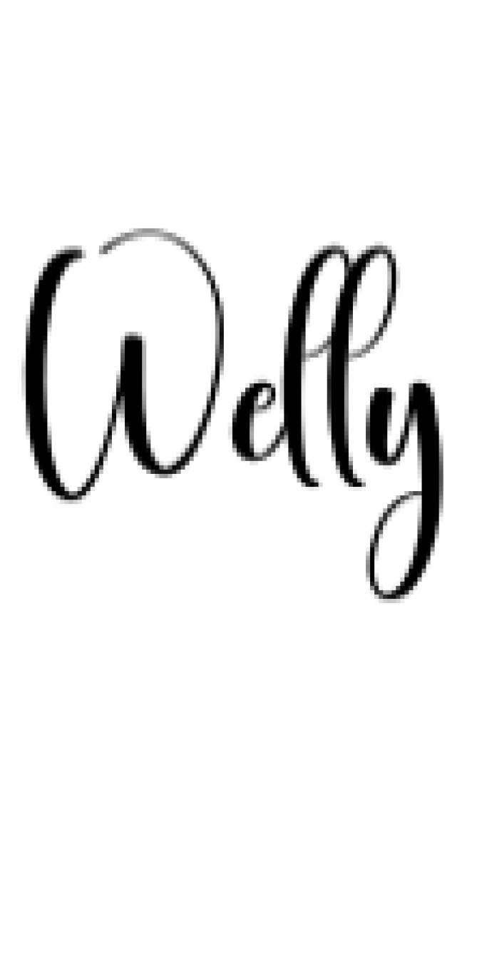 Welly Font Preview