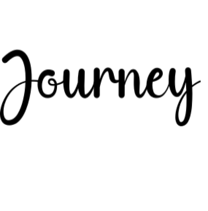 Journey Font Preview