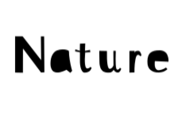 Nature Font Preview