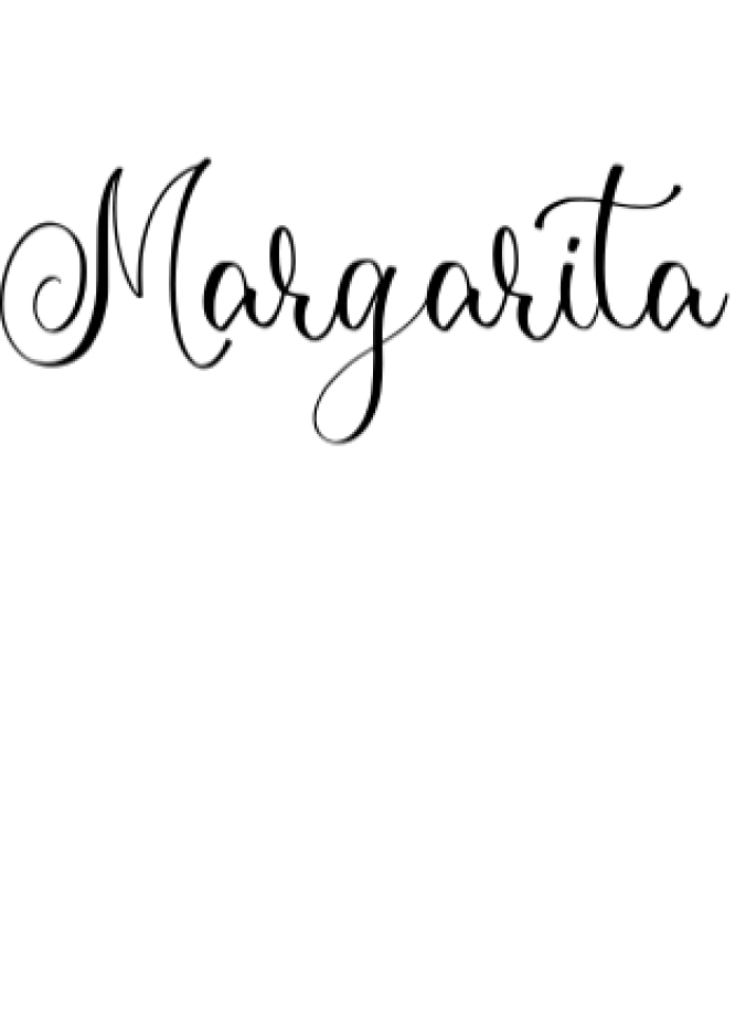 Margarita Font Preview