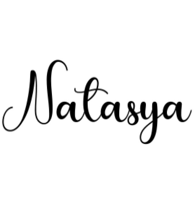 Natasya Font Preview