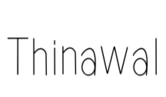 Thinawal Font Preview