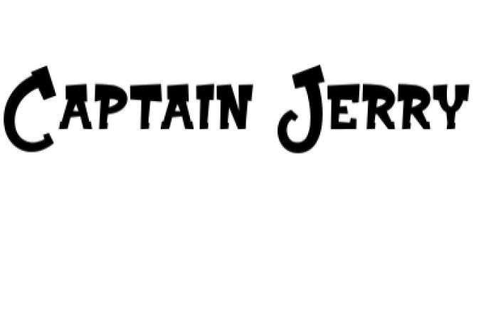 Captain Jerry Font Preview