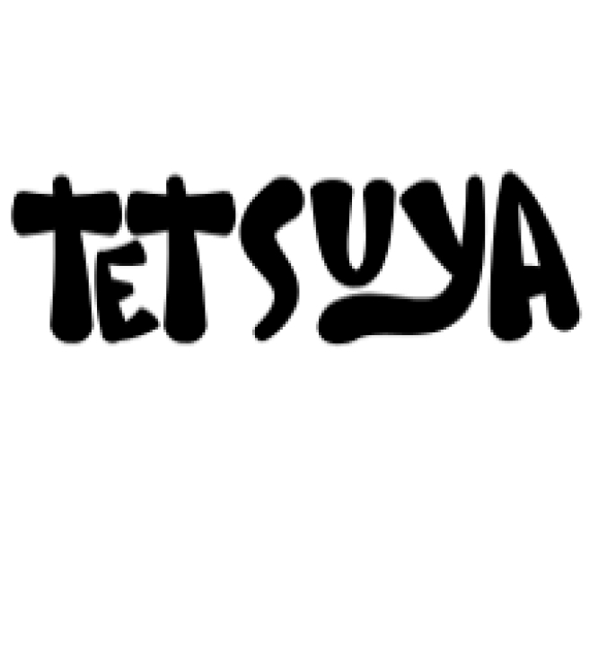 Tetsuya Font Preview