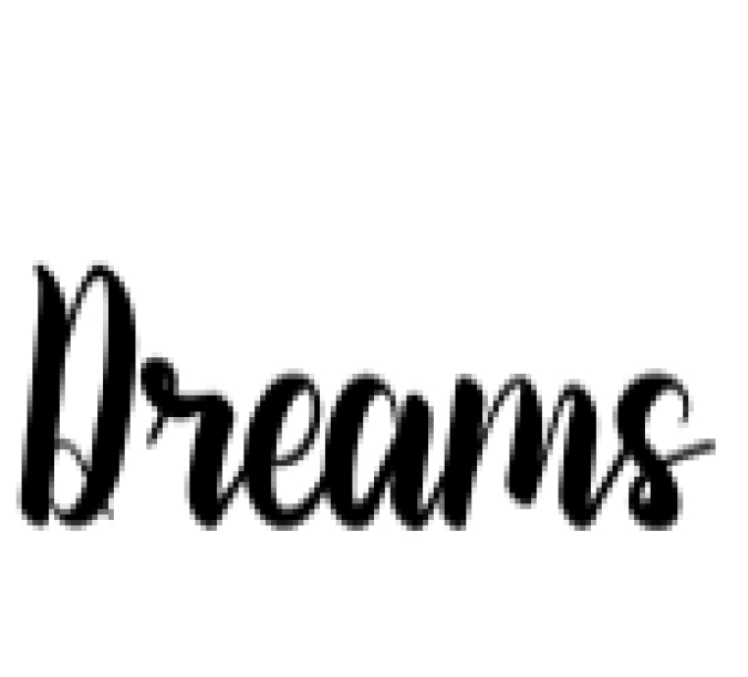 Dreams Font Preview