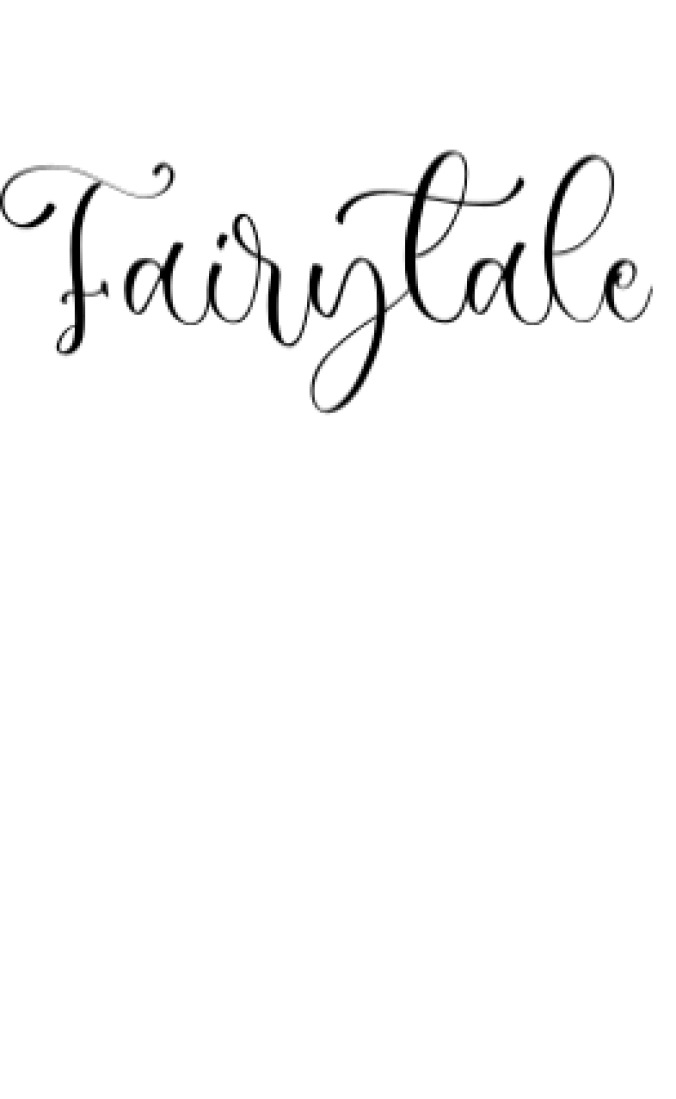 Fairytale Font Preview
