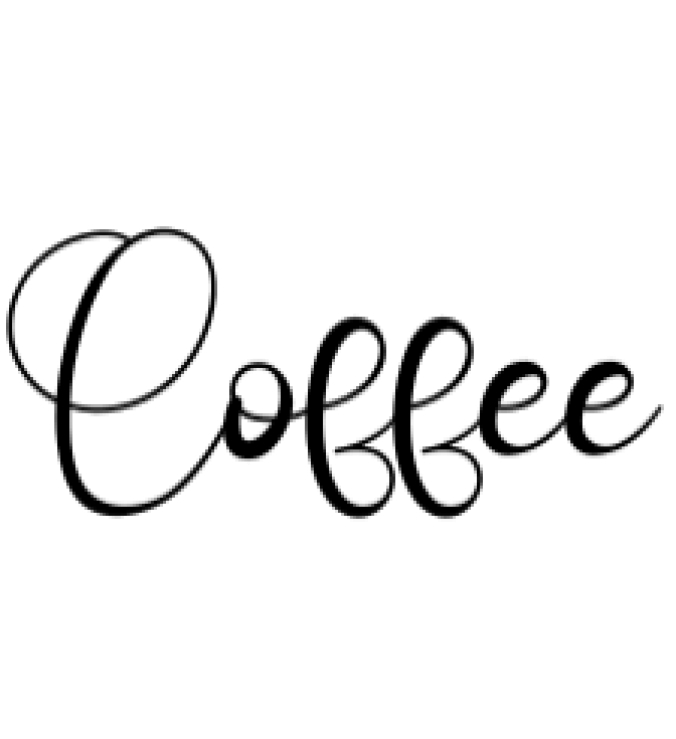Coffee Font Preview
