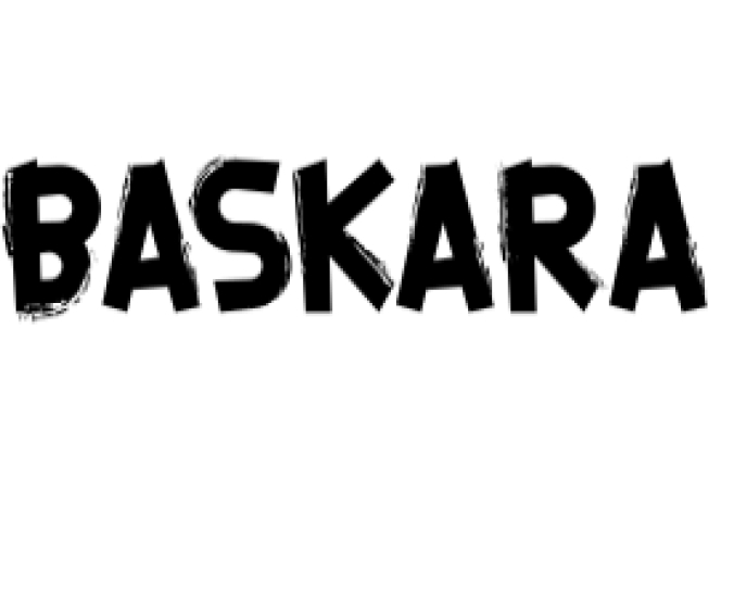Baskara Font Preview