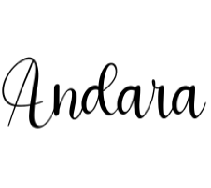 Andara Font Preview