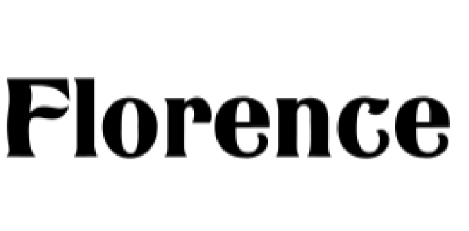 Florence Font Preview