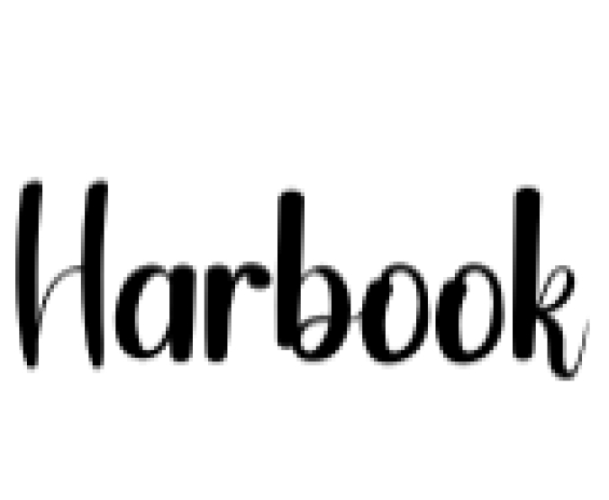 Harbook Font Preview
