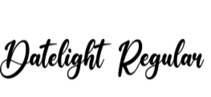 Datelight Font Preview