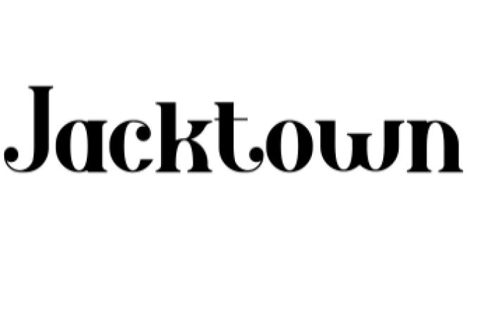 Jacktown Font Preview