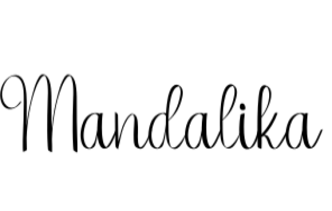 Mandalika Font Preview