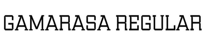Gama Rasa Font Preview