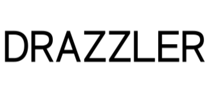 Drazzler Font Preview