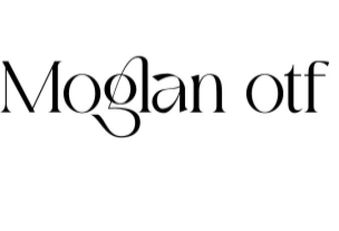 Moglan Font Preview