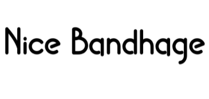 Nice Bandhage Font Preview