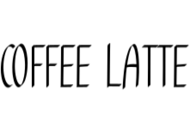 Coffee Latte Font Preview