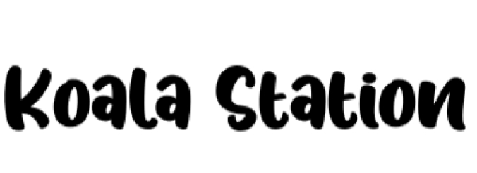 Koala Station Font Preview