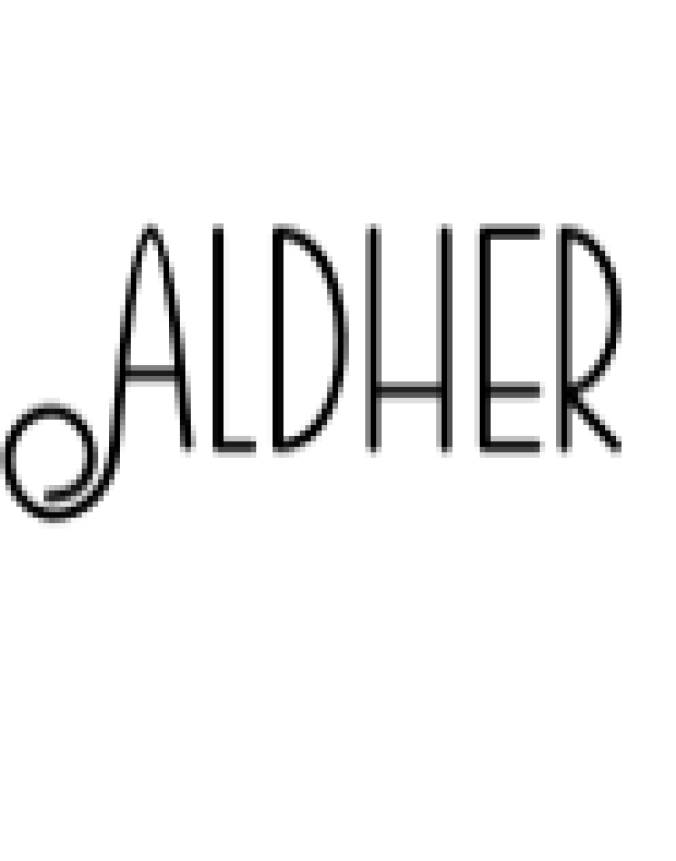 Aldher Font Preview