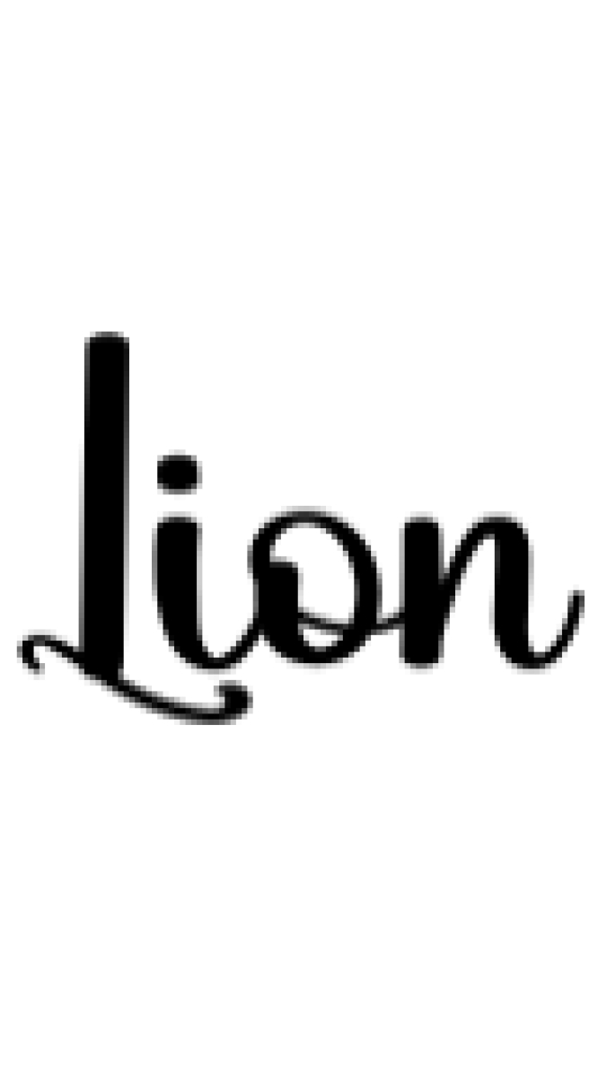 Lion Font Preview