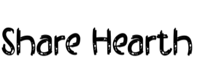 Share Hearth Font Preview