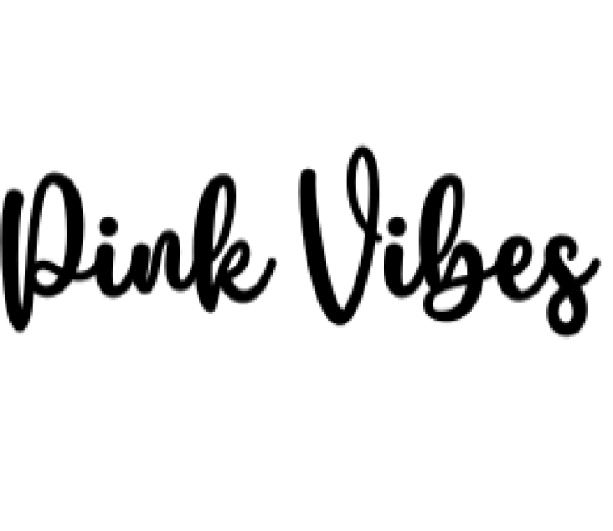 Pink Vibes Duo Font Preview