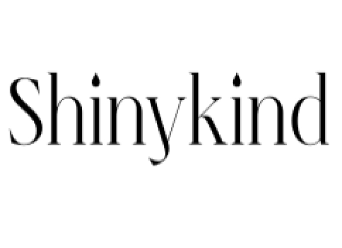 Shinykind Font Preview
