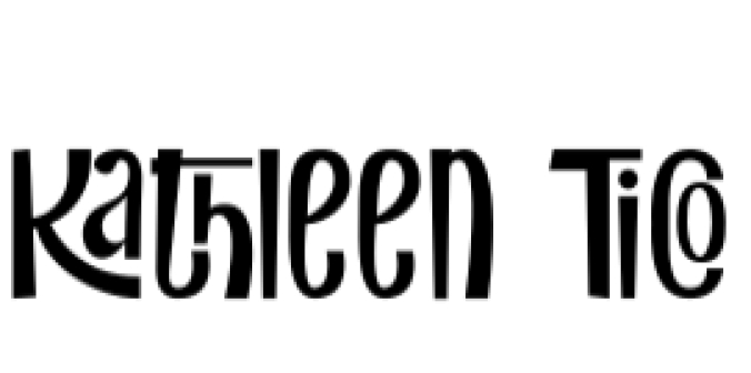 Kathleen Tico Font Preview