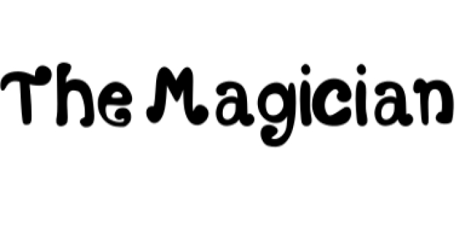 The Magician Font Preview