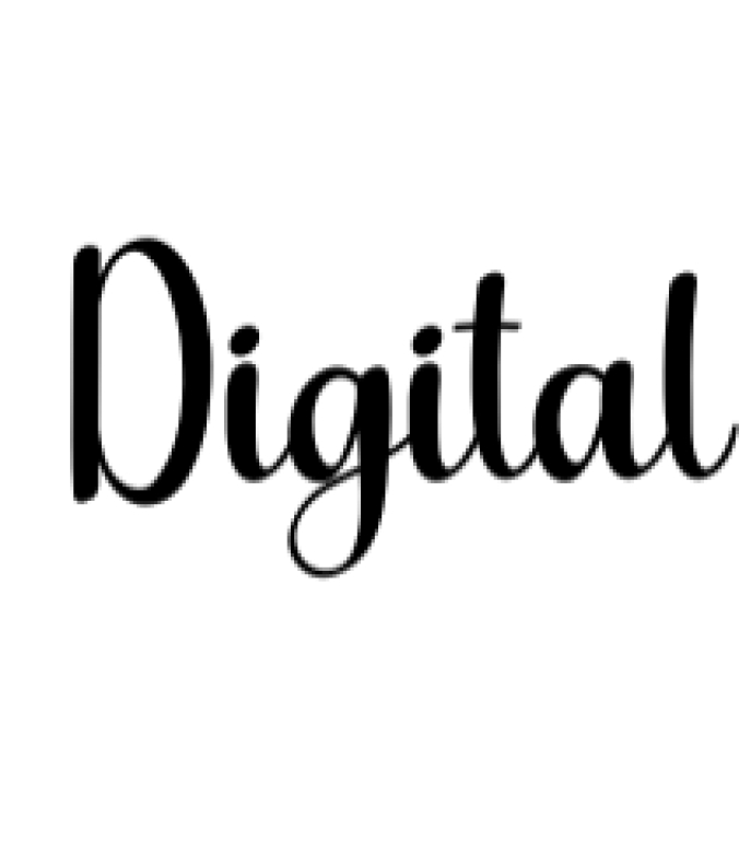 Digital Font Preview